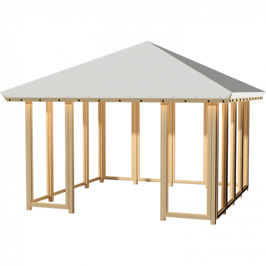 Plus Pavillon 31 - Lukket 4 sider u/dør - pavillon31