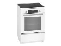Bosch Serie | 6 HLS79W321U - Komfur - fritstående - bredde: 60 cm - dybde: 60 cm - højde: 90 cm - med selv-rengøring - hvid