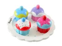 Muffins i træ på tallerken