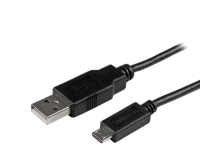 StarTech.com 3m 10 ft Long Micro-USB Charge-and-Sync Cable -M/M - USB to Micro USB Charging Cable - 24 AWG (USBAUB3MBK) - USB-kabel - Micro-USB Type