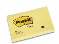 3M Post-it blok 655 gul 76x127mm m/100 blade (12 blokke pr. pakke)