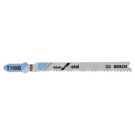 Bosch Stiksavklinge T 118 B Metal 25 Stk - 2608638471