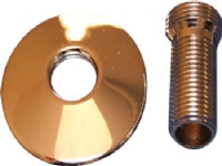 ARIMEX Lige tilgangsstykke 3/4x1/2 længde 45 mm med Ø70 mm roset
