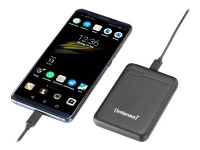 Intenso XS10000 - Powerbank - 10000 mAh - 3.1 A - 2 output-stikforbindelser (USB, USB-C) - sort