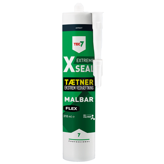 Tec7 X-Seal flex fugemasse 310 ml patron betongrå ral7016