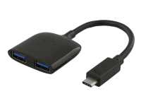 DELTACO USBC-HUB4 - Hub - 2 x USB 3.1 Gen 1 - desktop