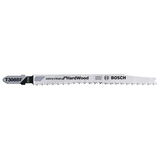 Bosch Stiksavklingeinge T308bf Hårdttræ Fin 5stk - 2608636569