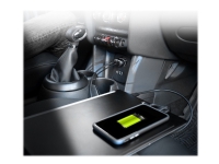 PORT Connect - Bilstrømsadapter - 57 Watt - 3 A - 2 output-stikforbindelser (USB, USB-C)