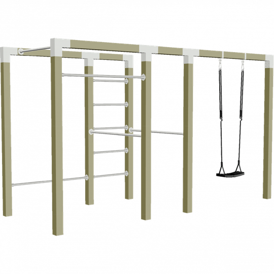 Plus Outdoor fitness - Model 3 - Trykimprægneret - 179072-1