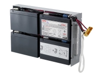 APC Replacement Battery Cartridge #24 - UPS-batteri - Blysyre - sort - for P/N: DLA1500RM2U, SU1400R2IBX135, SUA1500R2ICH, SUA1500RM2U-BR, SUA1500RM2