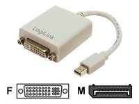 LogiLink - Display-adapter - Mini DisplayPort (han) til DVI-I (hun) - 9 cm