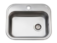 Intra Juvel BMK480B1 mat - køkkenvask. mat. 340x480. med hanehul og strainer