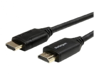 StarTech.com 6ft (2m) Premium Certified HDMI 2.0 Cable with Ethernet, High Speed Ultra HD 4K 60Hz HDMI Cable HDR10, HDMI Cord (Male/Male Connectors),