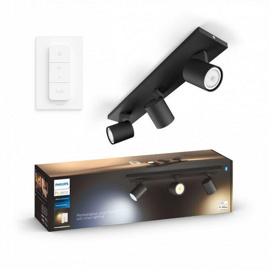 Philips Hue Runner Hue bar/tube Sort 3x5W 230V - 929003046301