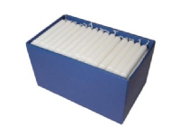 Kronelys Ø23x200 mm Brændetid 8 timer Hvid - (150 stk.)
