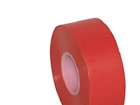 PVC tape rød 25mm x 20m - StrækbarAT7, selvklæbende og vandafvisende, 0-70 gr. C